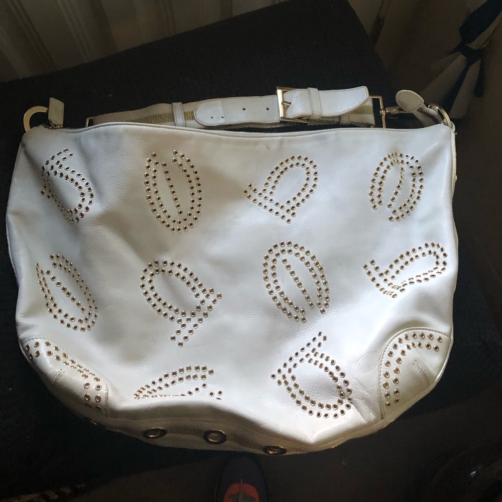 Bebe Leather Extra Large Hobo Purse- 689 $65 or $50 w/offer